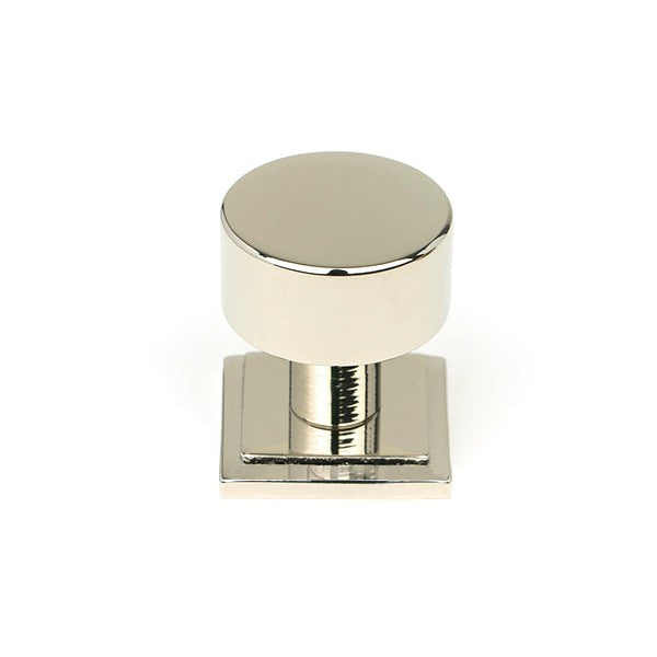 Polished Nickel Kelso Cabinet Knob - 25mm (Square)