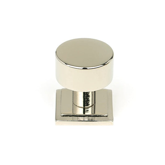 Polished Nickel Kelso Cabinet Knob - 25mm (Square)