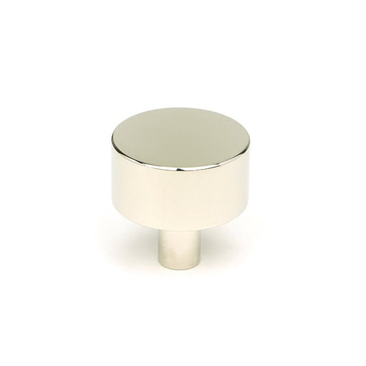 Polished Nickel Kelso Cabinet Knob - 32mm (No Rose)