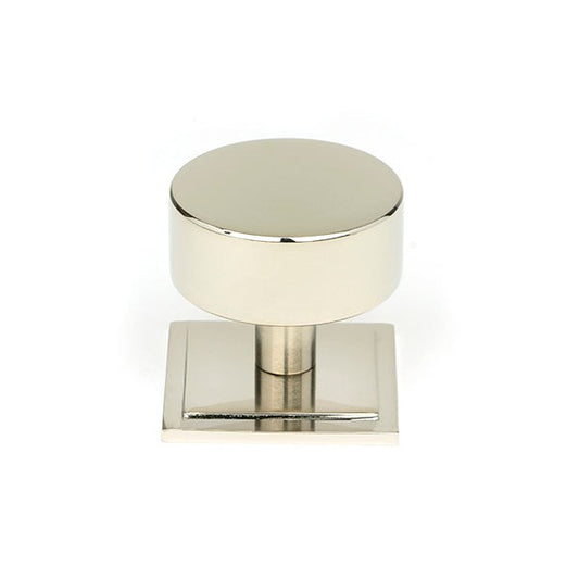 Polished Nickel Kelso Cabinet Knob - 38mm (Square)