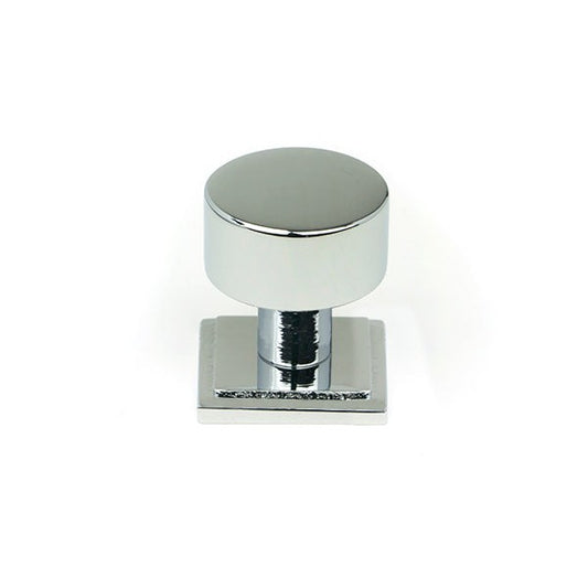 Polished Chrome Kelso Cabinet Knob - 25mm (Square)