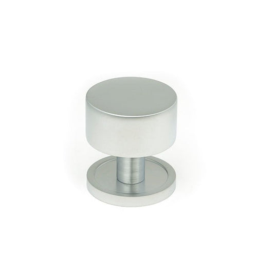 Satin Chrome Kelso Cabinet Knob - 32mm (Plain)