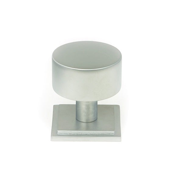 Satin Chrome Kelso Cabinet Knob - 32mm (Square)