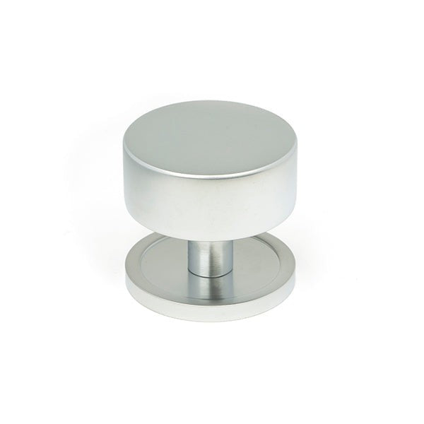 Satin Chrome Kelso Cabinet Knob - 38mm (Plain)