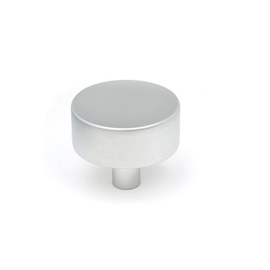 Satin Chrome Kelso Cabinet Knob - 38mm (No rose)