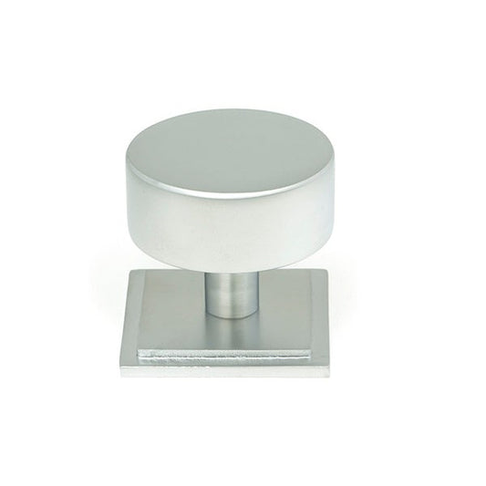 Satin Chrome Kelso Cabinet Knob - 38mm (Square)