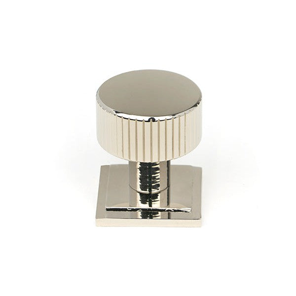 Polished Nickel Judd Cabinet Knob - 25mm (Plain)