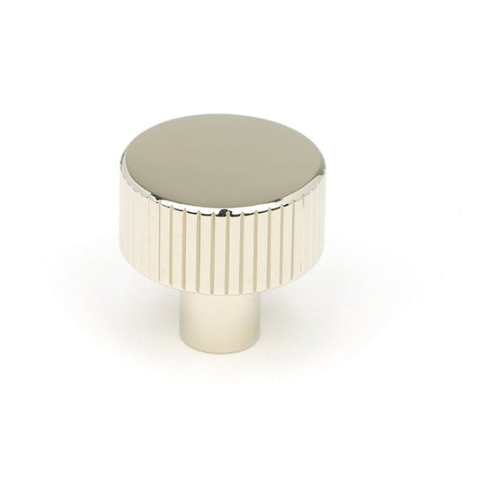 Polished Nickel Judd Cabinet Knob - 25mm (No rose)