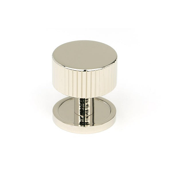 Polished Nickel Judd Cabinet Knob - 32mm (Plain)