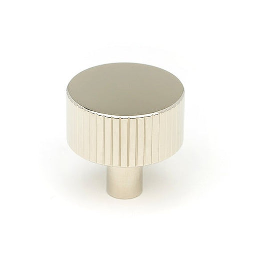 Polished Nickel Judd Cabinet Knob - 32mm (No rose)