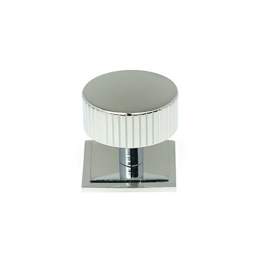 Polished Chrome Judd Cabinet Knob - 38mm (Square)