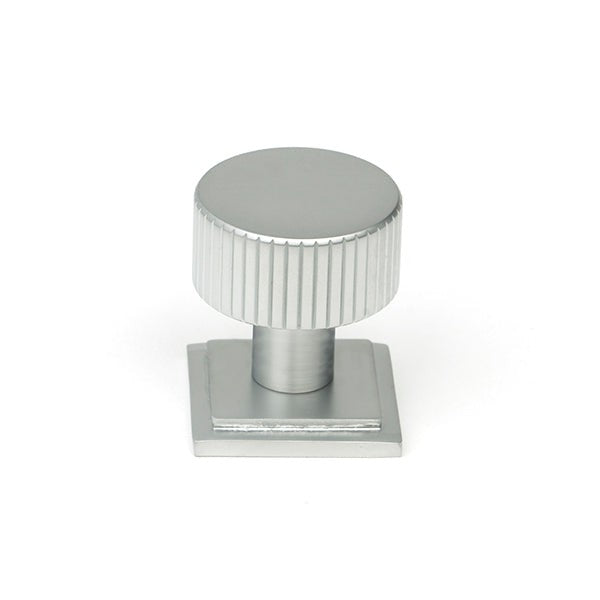 Satin Chrome Judd Cabinet Knob - 25mm (Square)