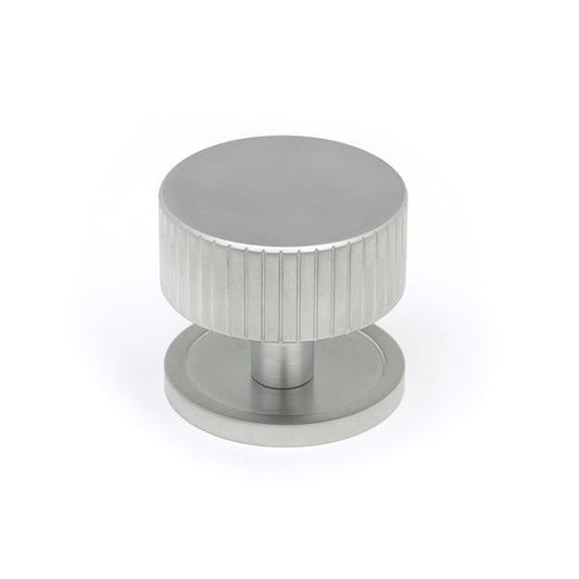 Satin Chrome Judd Cabinet Knob - 38mm (Plain)