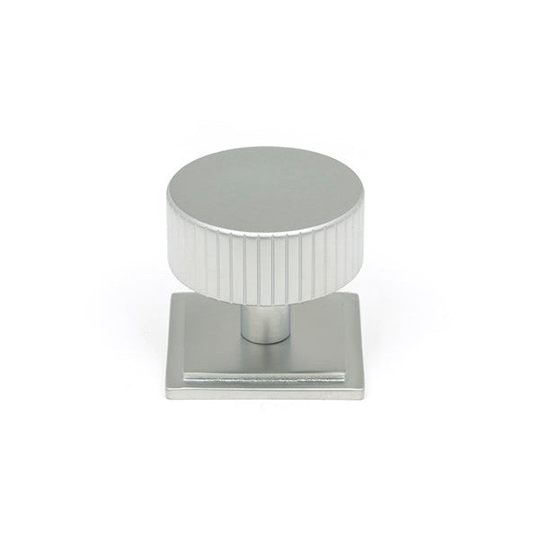 Satin Chrome Judd Cabinet Knob - 38mm (Square)