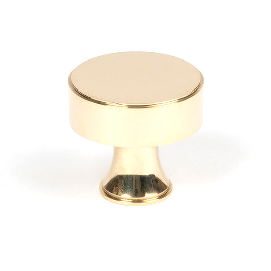 Polished Brass Scully Cabinet Knob - 38mm