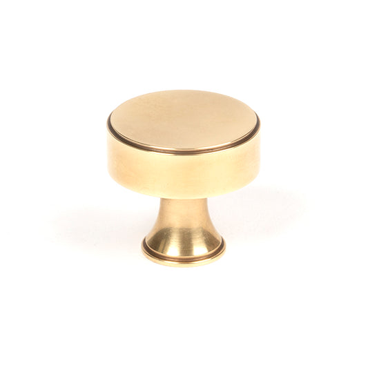 Aged Brass Scully Cabinet Knob - 32mm