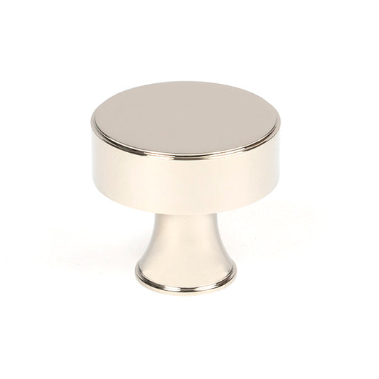 Polished Nickel Scully Cabinet Knob - 38mm