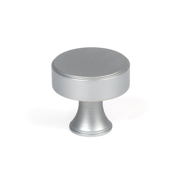 Satin Chrome Scully Cabinet Knob - 32mm