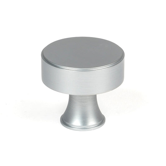 Satin Chrome Scully Cabinet Knob - 38mm