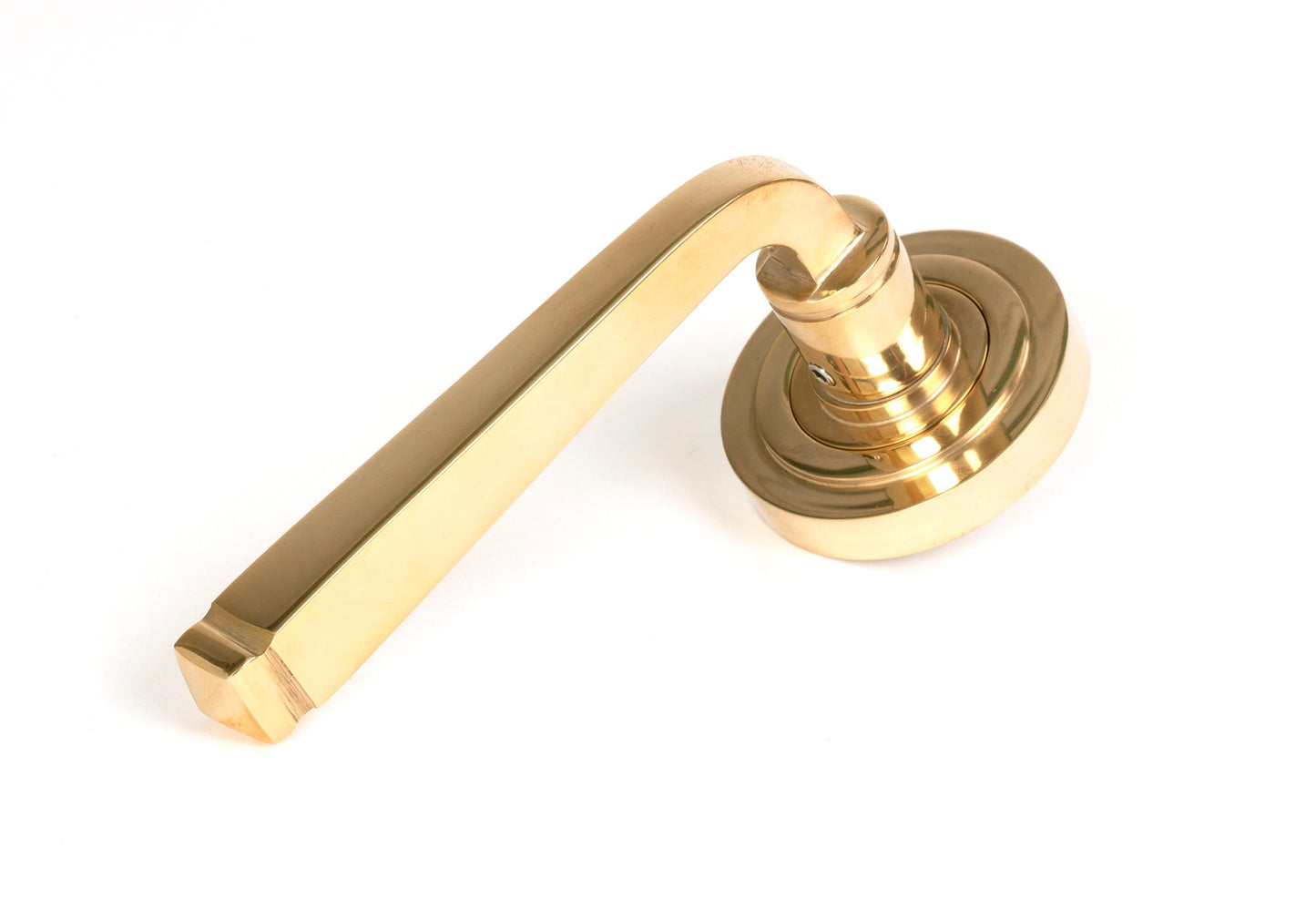 Avon Round Lever on Rose Set (Sprung)