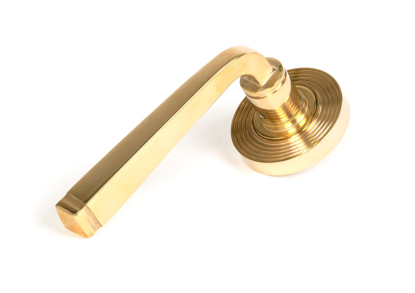 Avon Round Lever on Rose Set (Sprung)
