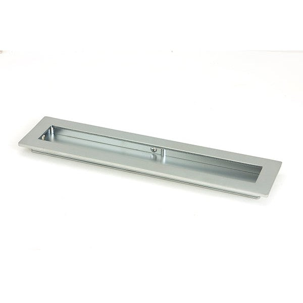 Satin Chrome 250mm Plain Rectangular Pull