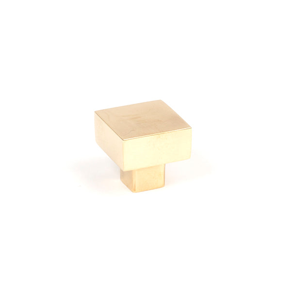 Aged Brass Albers Cabinet Knob - 25mm