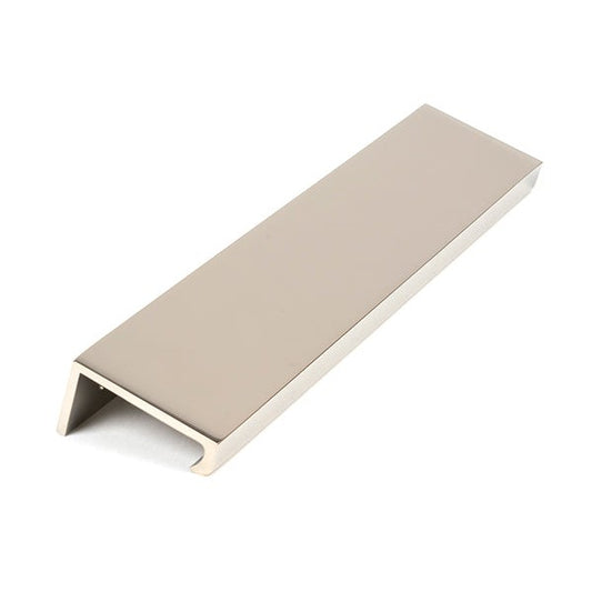 Polished Nickel 200mm Plain Edge Pull