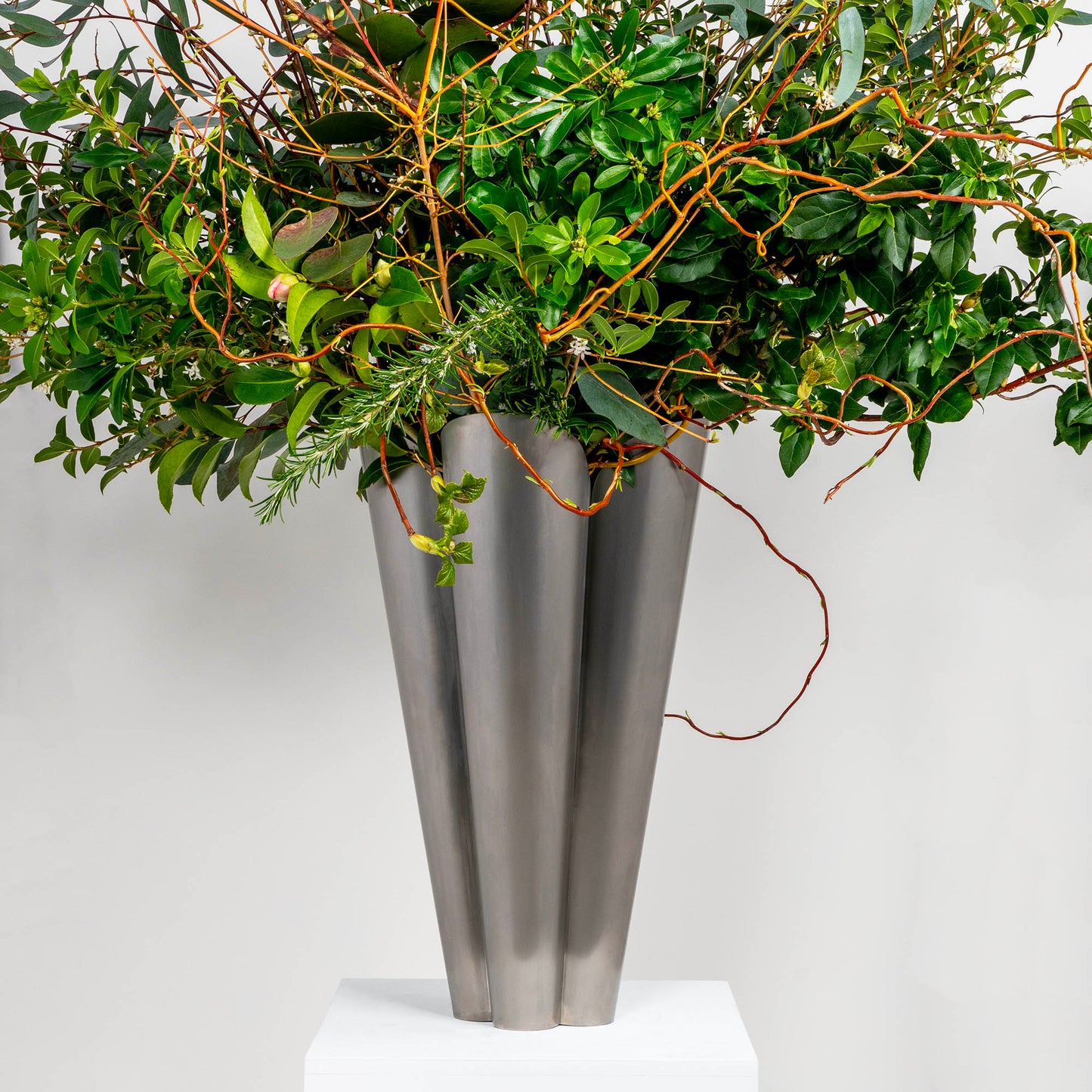Stainless Steel Flora Plant Pot