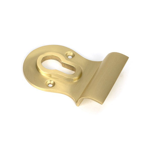 Satin Brass Euro Door Pull