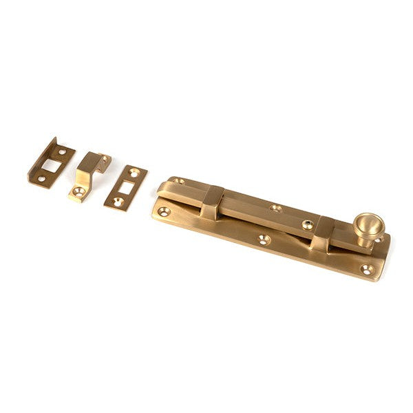 Satin Brass 6" Universal Bolt