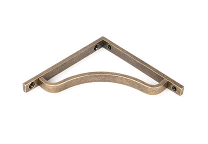 Burnished Brass Abingdon Shelf Bracket (150mm x 150mm)