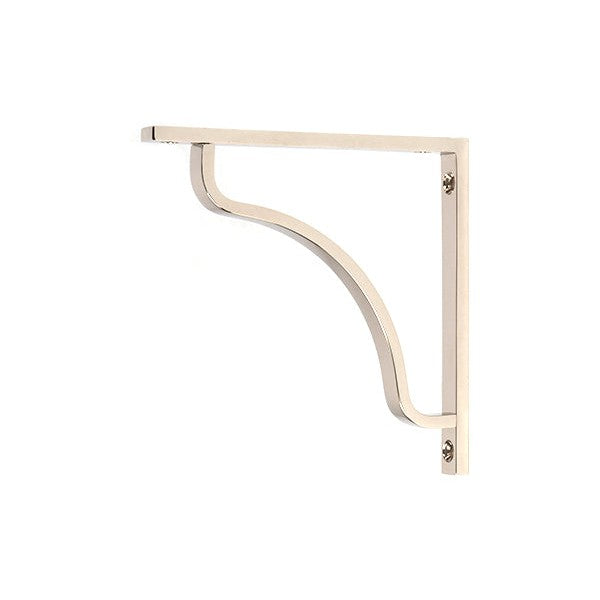 Polished Nickel Abingdon Shelf Bracket (150mm x 150mm)