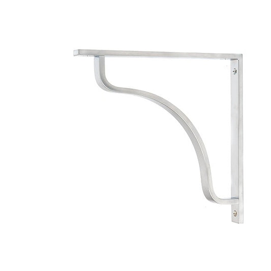 Satin Chrome Abingdon Shelf Bracket (200mm x 200mm)