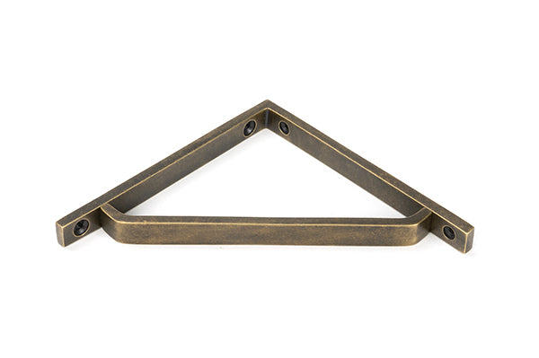 Burnished Brass Barton Shelf Bracket (150mm x 150mm)