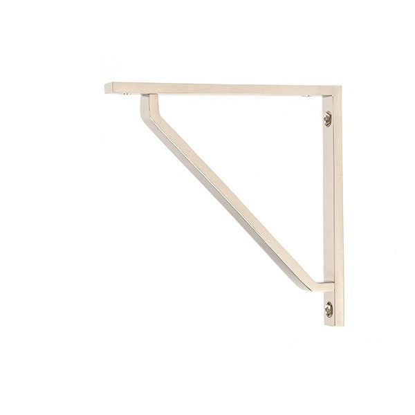 Polished Nickel Barton Shelf Bracket (150mm x 150mm)