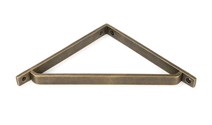 Burnished Brass Barton Shelf Bracket (200mm x 200mm)