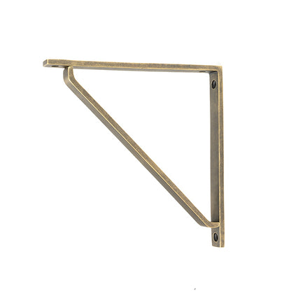 Burnished Brass Barton Shelf Bracket (200mm x 200mm)