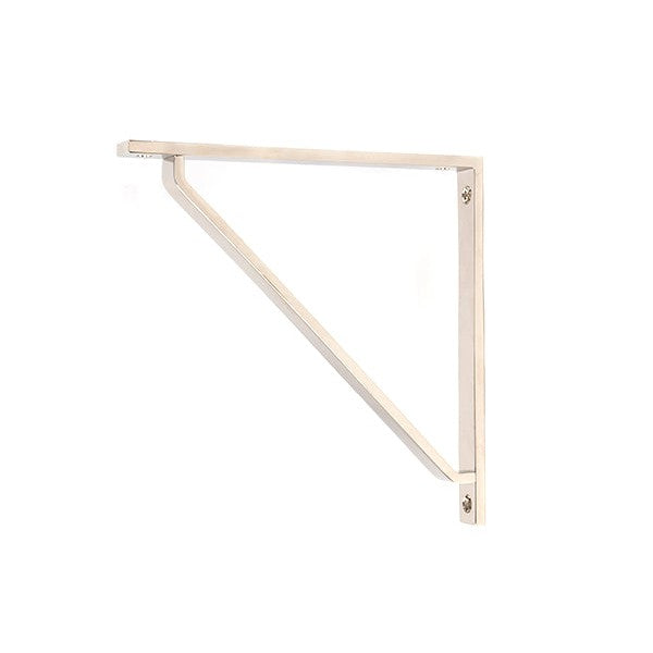 Polished Nickel Barton Shelf Bracket (200mm x 200mm)