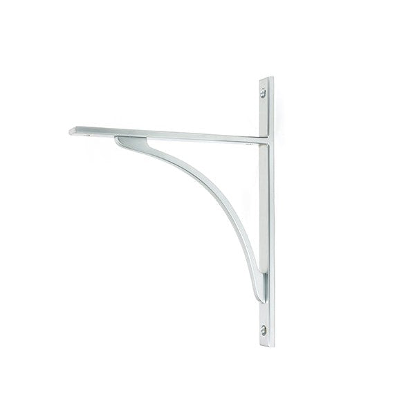 Satin Chrome Apperley Shelf Bracket (260mm x 200mm)