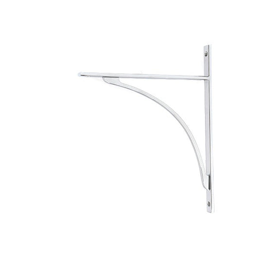 Polished Chrome Apperley Shelf Bracket (314mm x 250mm)