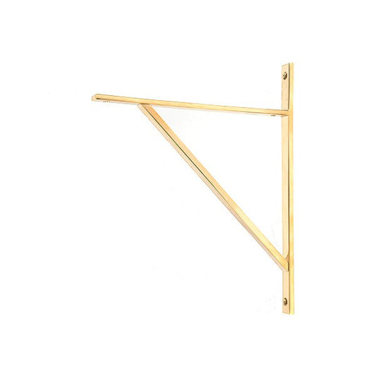 Polished Brass Chalfont Shelf Bracket (314mm x 250mm)