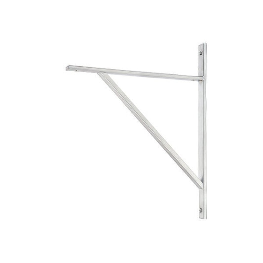 Satin Chrome Chalfont Shelf Bracket (314mm x 250mm)