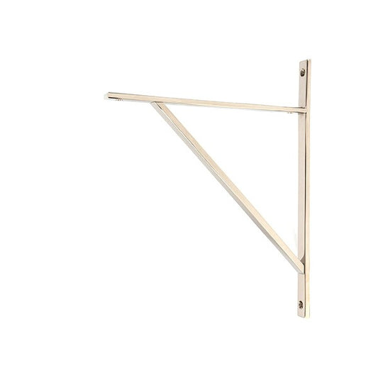 Polished Nickel Chalfont Shelf Bracket (314mm x 250mm)