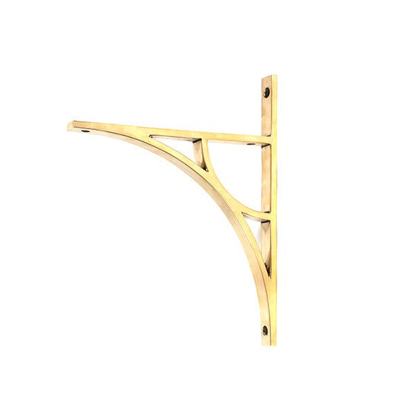 Aged Brass Tyne Shelf Bracket (260mm x 200mm)