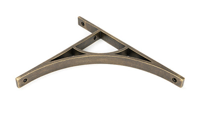 Burnished Brass Tyne Shelf Bracket (260mm x 200mm)