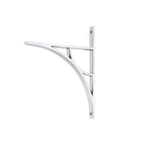 Polished Chrome Tyne Shelf Bracket (260mm x 200mm)