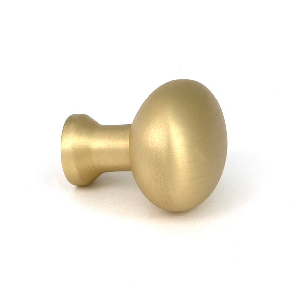 Satin Brass Moore Cabinet Knob - 25mm