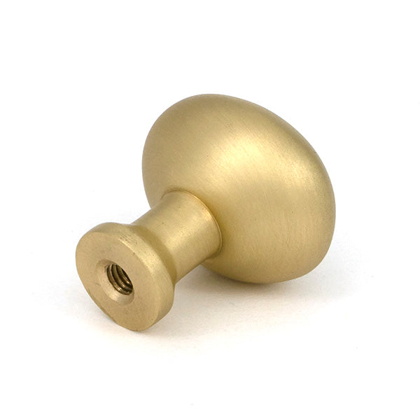 Satin Brass Moore Cabinet Knob - 25mm