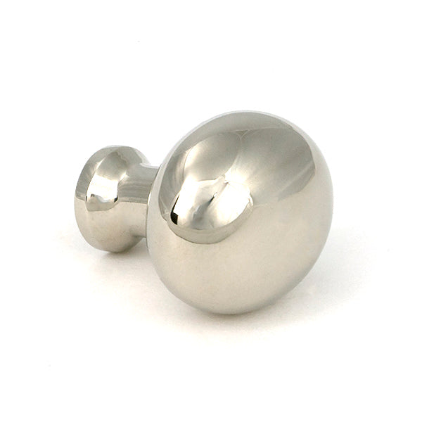 Polished Nickel Moore Cabinet Knob - 25mm